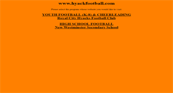 Desktop Screenshot of hyackfootball.com